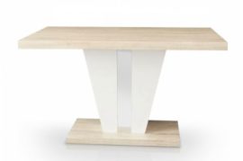 Menzzo BR014 Contemporain Victoria Table Bois Blanc/Chêne 44 x 180 x 4 cm Menzzo BR014 Contemporain Victoria Table Bois Blanc/Chêne 44 x 180 x 4 cm