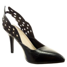 Sopily-Chaussure-Mode-Escarpin-Stiletto-Ouverte-Cheville-femmes-Peau-de-serpent-Talon-haut-aiguille-9-CM-Noir-0-0