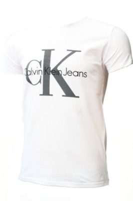 T-shirt-CALVIN-KLEIN-JEANS-homme-manches-courtes-blanc-0-0