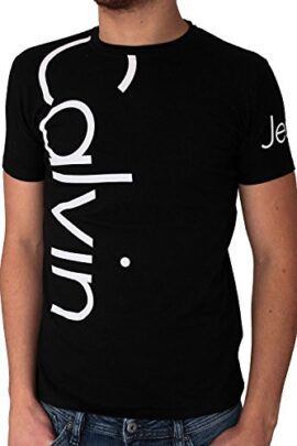 T-shirt CALVIN KLEIN JEANS homme manches courtes noir T-shirt CALVIN KLEIN JEANS homme manches courtes noir