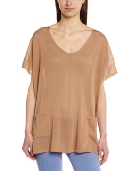 Vero Moda Inez – Blouse – Uni – Col ras du cou – Manches courtes – Femme Vero Moda Inez – Blouse – Uni – Col ras du cou – Manches courtes – Femme 3