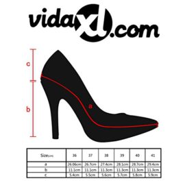 vidaXL Chaussures à talons hauts rouges pour femme taille 40 vidaXL Chaussures à talons hauts rouges pour femme taille 40 6