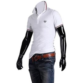 Boom-Fashion-Homme-Polo-Shirts-Manche-Courte-Casual-Loose-T-shirt-Chemise-Tee-Tops-0