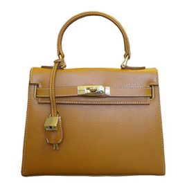 Carbotti-Sac-Bellezza-sac-de-soire-trs-chic-coloris-miel-tan-0