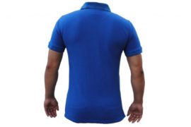 Chemise-Polo-Homme-100-Coton-Satisfaction-Garantie-Manche-Courte-Slim-Fit–la-Poitrine-Bleu-Royal-PETITE-0-0