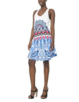 Desigual Marte – Jupe – Trapèze – Imprimé – Femme Desigual Marte – Jupe – Trapèze – Imprimé – Femme