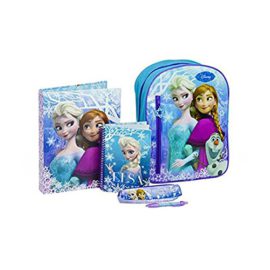 Disney Frozen – Pack école Reine des Neiges Elsa et Anna – Sac à dos, Classeur, Cahier, Trousse et Stylo Disney Frozen – Pack école Reine des Neiges Elsa et Anna – Sac à dos, Classeur, Cahier, Trousse et Stylo