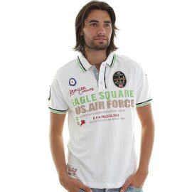 Eagle-Square-Polo-Kommando-Blanc-Vert-Blanc-0