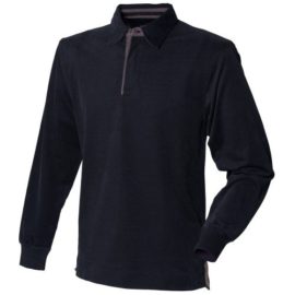 Front Row – Polo de rugby à manches longues 100% coton – Homme Front Row – Polo de rugby à manches longues 100% coton – Homme