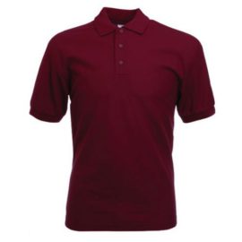 Fruit-of-the-Loom-Polo-Homme-Rouge-Bordeaux-XL-0