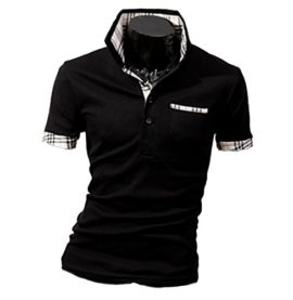 Hommes Eté Polo T-shirt FR Loisir Manches Courtes Contraste Couleur Ajusté Hommes Eté Polo T-shirt FR Loisir Manches Courtes Contraste Couleur Ajusté