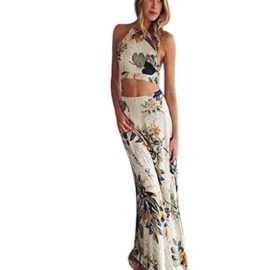 Ineternet Sexy Jupe Femmes été Boho Halter Cou Long Maxi Soirée Robe de Plage Ineternet Sexy Jupe Femmes été Boho Halter Cou Long Maxi Soirée Robe de Plage