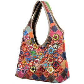 Jardin-Yaluxe-Femme-Cabas-Sac-Portatif-en-Agneau-Doux-Tress-losanges-et-Multi-Fleurs-Chouette-Multicolore-0-1