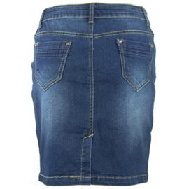 Jupe en jeans coupe droite Maria Jupe en jeans coupe droite Maria 4