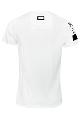 Philipp Plein « 78 The Hotel » T -shirt chemise blanche Designer Shirt imprimé Pour les hommes et les hommes tailiert Slim Fit tour de cou blanc avec impression et Applications Philipp Plein « 78 The Hotel » T -shirt chemise blanche Designer Shirt imprimé Pour les hommes et les hommes tailiert Slim Fit tour de cou blanc avec impression et Applications 3