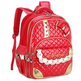 YipGrace Filles la petite princesse Sac à dos bowknot Sac d’école Doux PU cuir Grande capacité des livres Sac à YipGrace Filles la petite princesse Sac à dos bowknot Sac d’école Doux PU cuir Grande capacité des livres Sac à 4