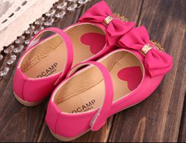 Bigood Chaussures Bebe Fille en Cuir Artificielle Noeud de Papillon Ballerine Paillette Bigood Chaussures Bebe Fille en Cuir Artificielle Noeud de Papillon Ballerine Paillette 5