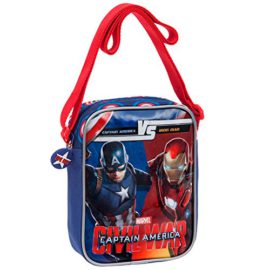 CIVIL WAR – Sac à bandoulière sacoche Iron Man VS Captain America – Civil War CIVIL WAR – Sac à bandoulière sacoche Iron Man VS Captain America – Civil War