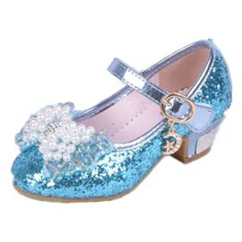 Frbelle-Ballerine-Chaussures--talon-Bb-Fille-Princesse-Nud-Papillon-Paillettes-Automne-Printemps-pour-Enfant-3--12-ans-0