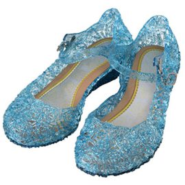 Frbelle-Ballerines-Bleu-pour-Enfant-Petite-Fille-Dguisement-Princesse-Reine-Neiges-Chaussures-0-1