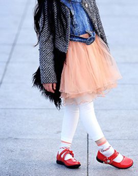 La-Vogue-Ballerine-Enfant-Fille-Vernies-Souple-Princesse-Fleurs-Strass-Chaussure-Ville-Baptme-0-2