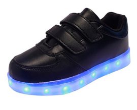 Minetom Unisexe Enfants Garçons Filles Chaussures USB Charge LED Lumière Lumineux Fluorescence Clignotants Chaussures de Sports Baskets Minetom Unisexe Enfants Garçons Filles Chaussures USB Charge LED Lumière Lumineux Fluorescence Clignotants Chaussures de Sports Baskets