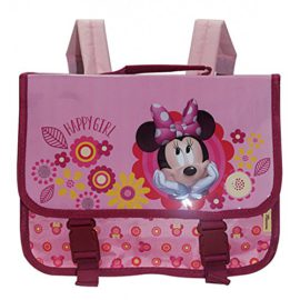 Minnie-Cartable-32-cm-pour-la-maternelle-Minnie-avec-des-fleurs-0