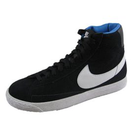 Nike Blazer Mid Enfants Unisexe Vintage Sneakers (gs) Noir Nike Blazer Mid Enfants Unisexe Vintage Sneakers (gs) Noir 2