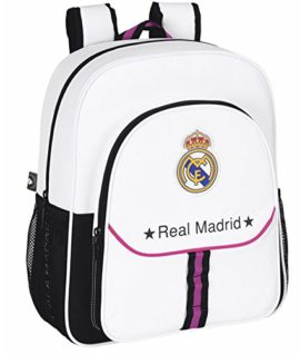 REAL MADRID – Sac à dos junior 38 cm Blanco Foot Real Madrid Deluxe Automne-Hiver REAL MADRID – Sac à dos junior 38 cm Blanco Foot Real Madrid Deluxe Automne-Hiver