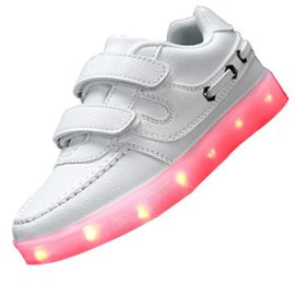 SAGUARO® Kid Garçon Fille de recharge USB LED Light Up Sport Chaussures de course Clignotant Sneakers Athletic SAGUARO® Kid Garçon Fille de recharge USB LED Light Up Sport Chaussures de course Clignotant Sneakers Athletic