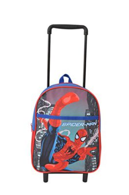 Sac à dos à roulettes enfant Spider-man en toile. Sac à dos à roulettes enfant Spider-man en toile. 2