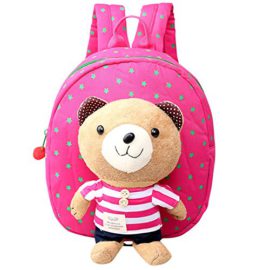 SaiDeng Anti-Lost Sac À Dos Enfant Maternelle École Voyage Ours Poupée SaiDeng Anti-Lost Sac À Dos Enfant Maternelle École Voyage Ours Poupée