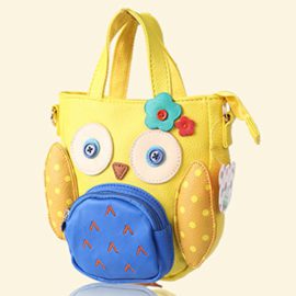 SaiDeng-Charmant-Chouette-Animaux-Sac-Dpaule-Enfant-Bb-En-Cartable-0-0