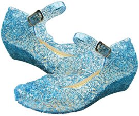 URAQT Ballerines Bleu pour Enfant Petite Fille Déguisement Princesse Reine Neiges Chaussures URAQT Ballerines Bleu pour Enfant Petite Fille Déguisement Princesse Reine Neiges Chaussures 2