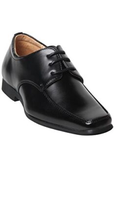 Chaussures Derby Garçon Mariage coloris noir bout carré Chaussures Derby Garçon Mariage coloris noir bout carré