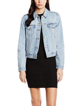 Levi’s Authentic Trucker – Blouson – Veste en jean – Manches Longues – Femme Levi’s Authentic Trucker – Blouson – Veste en jean – Manches Longues – Femme