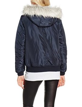 New Look Faux Fur Hooded Padded Bomber, Blouson Femme New Look Faux Fur Hooded Padded Bomber, Blouson Femme 3