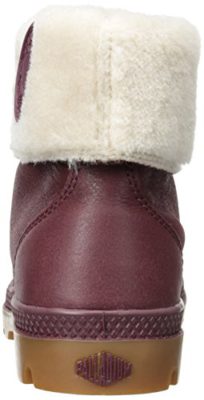 Palladium Baggy Wine Windsor Leather S/M Gum Bottes Chukka femme – Rouge Palladium Baggy Wine Windsor Leather S/M Gum Bottes Chukka femme – Rouge 3