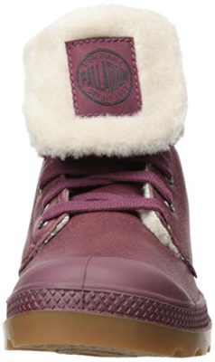 Palladium-Baggy-Wine-Windsor-Leather-SM-Gum-Bottes-Chukka-femme-Rouge-0-2