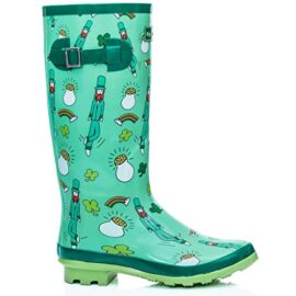 Spy Love Buy MINION Bottes de Pluie Wellington en Caoutchouc Plates Hauteur Genoux Spy Love Buy MINION Bottes de Pluie Wellington en Caoutchouc Plates Hauteur Genoux 3