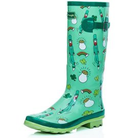 Spy Love Buy MINION Bottes de Pluie Wellington en Caoutchouc Plates Hauteur Genoux Spy Love Buy MINION Bottes de Pluie Wellington en Caoutchouc Plates Hauteur Genoux 2