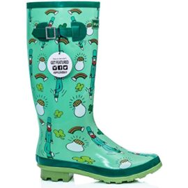 Spy Love Buy MINION Bottes de Pluie Wellington en Caoutchouc Plates Hauteur Genoux Spy Love Buy MINION Bottes de Pluie Wellington en Caoutchouc Plates Hauteur Genoux 6