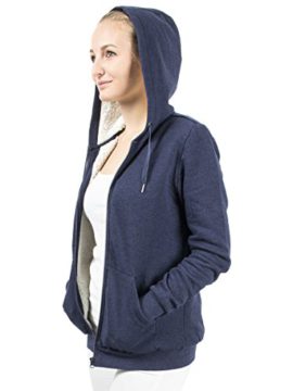 Sweat à capuche pour femme pull sweat veste chaude doublée bleu Sweat à capuche pour femme pull sweat veste chaude doublée bleu 4