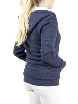 Sweat à capuche pour femme pull sweat veste chaude doublée bleu Sweat à capuche pour femme pull sweat veste chaude doublée bleu 6