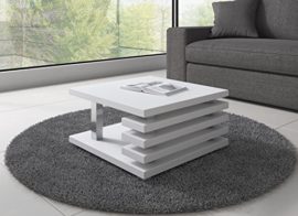 Table basse Oslo 60 x 60 cm (Blanc mat) Table basse Oslo 60 x 60 cm (Blanc mat)