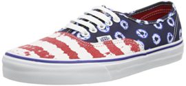 Vans Authentic, Sneakers mixte adulte – Multicolore (Dyed Dots & Stripes/Blue/Red), 35 EU Vans Authentic, Sneakers mixte adulte – Multicolore (Dyed Dots & Stripes/Blue/Red), 35 EU