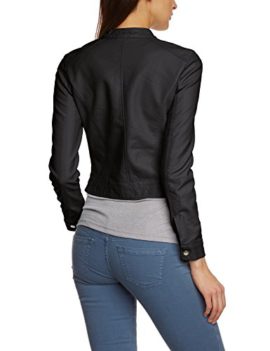 Vero-Moda-10126650-Veste-en-cuir-Manches-Longues-Femme-0-0