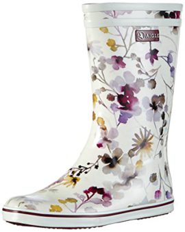 Aigle  Malouine Print Gummistiefel, Bottes en caoutchouc de hauteur moyenne, non doublées femmes Aigle  Malouine Print Gummistiefel, Bottes en caoutchouc de hauteur moyenne, non doublées femmes