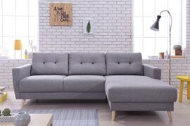 Bestmobilier – OSLO – Canapé d angle droit – 225x147x86cm Couleur – Gris Bestmobilier – OSLO – Canapé d angle droit – 225x147x86cm Couleur – Gris 4