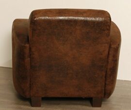 Fauteuil club 1930 aspect vieux cuir Meuble House Fauteuil club 1930 aspect vieux cuir Meuble House 4